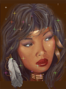 Superbe portrait de Femme Indienne